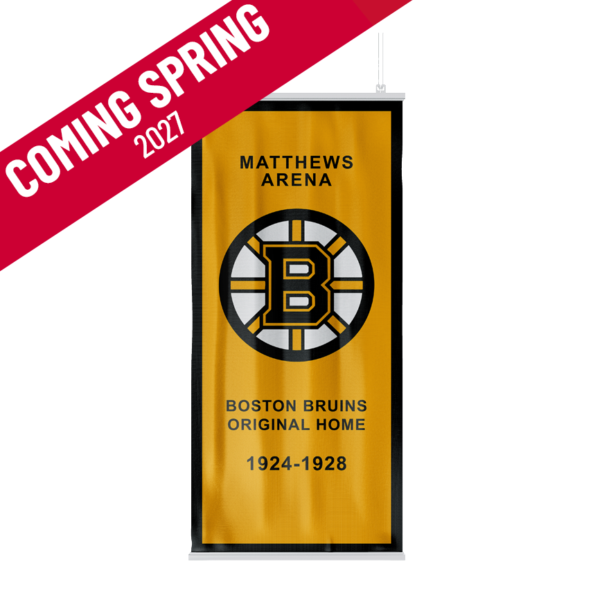 Future Auction 2027! Original Home of Boston Bruins Banner