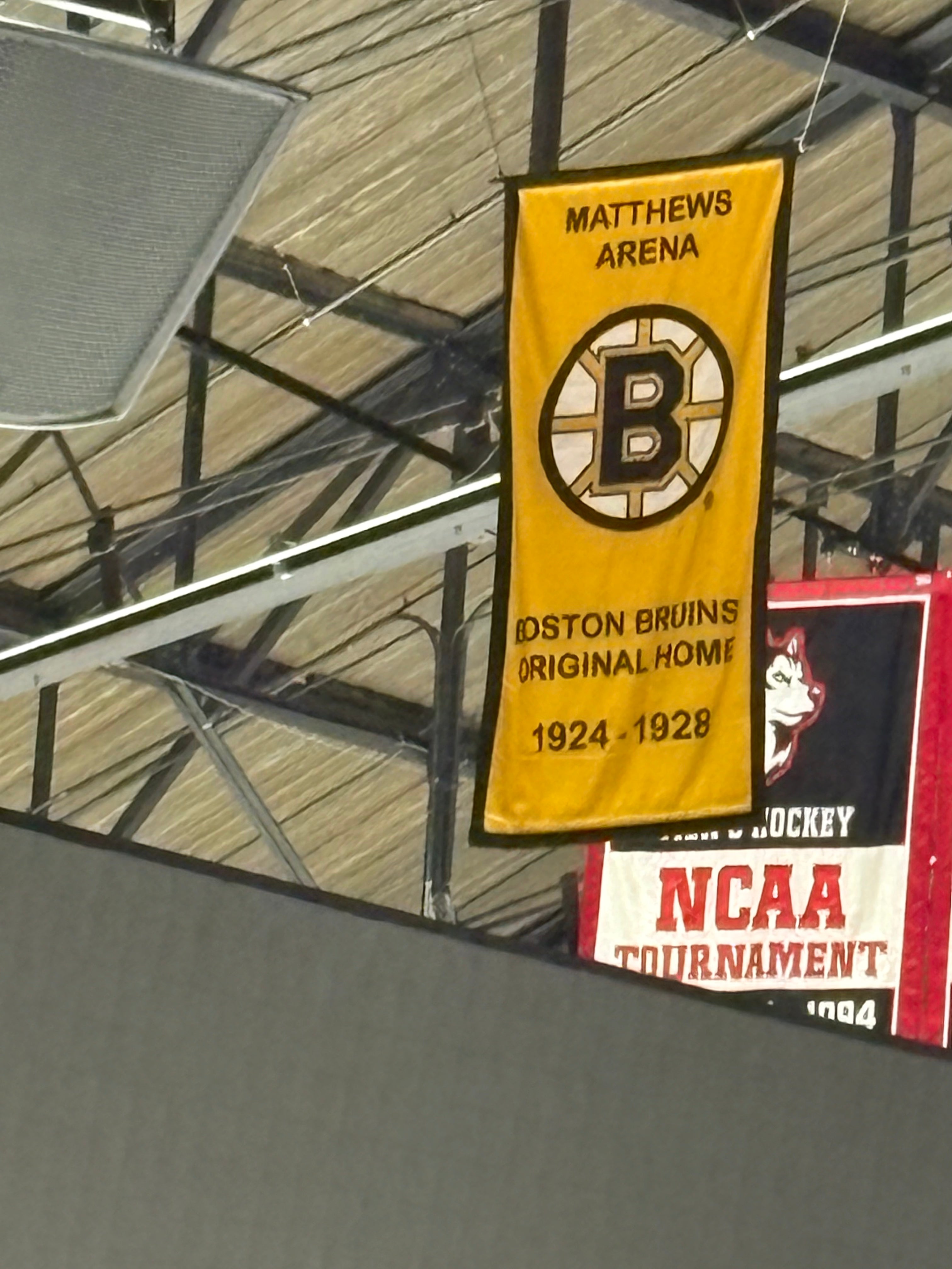 Future Auction 2027! Original Home of Boston Bruins Banner