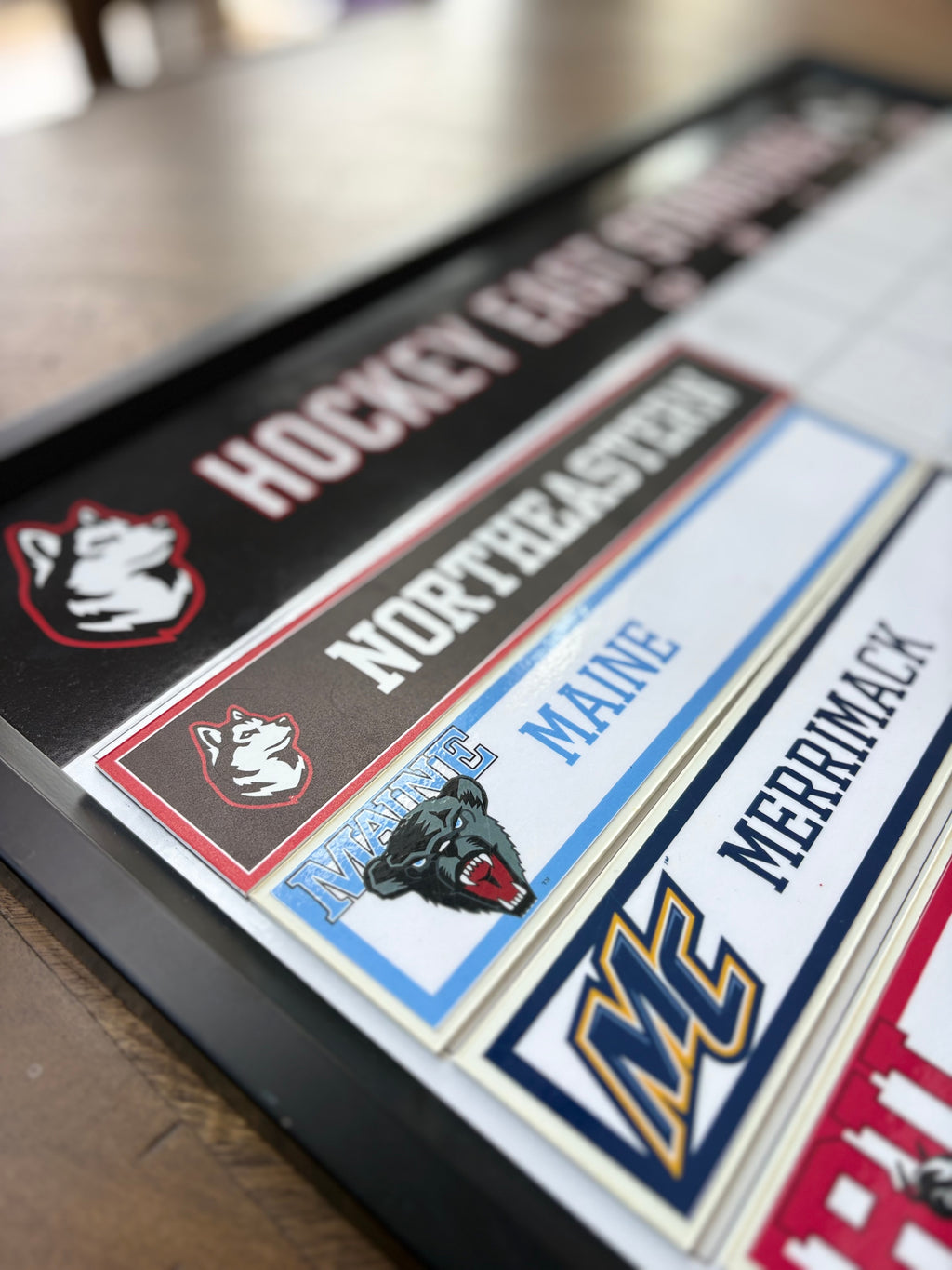 Hockey East Standings Board