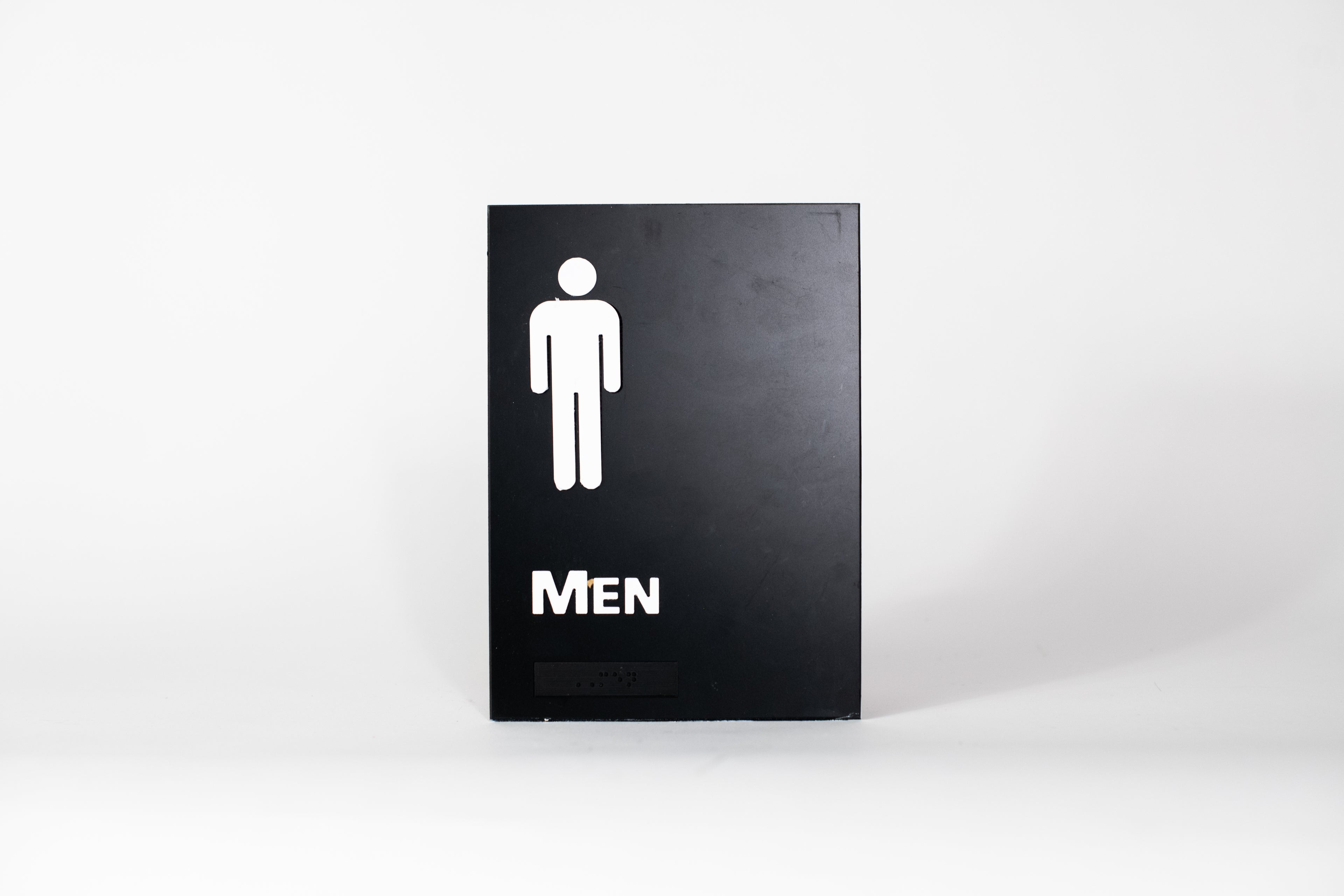 Men's Lobby Restroom Sign