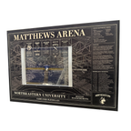 Matthews Arena Artistic Print with Game-used Plexiglass