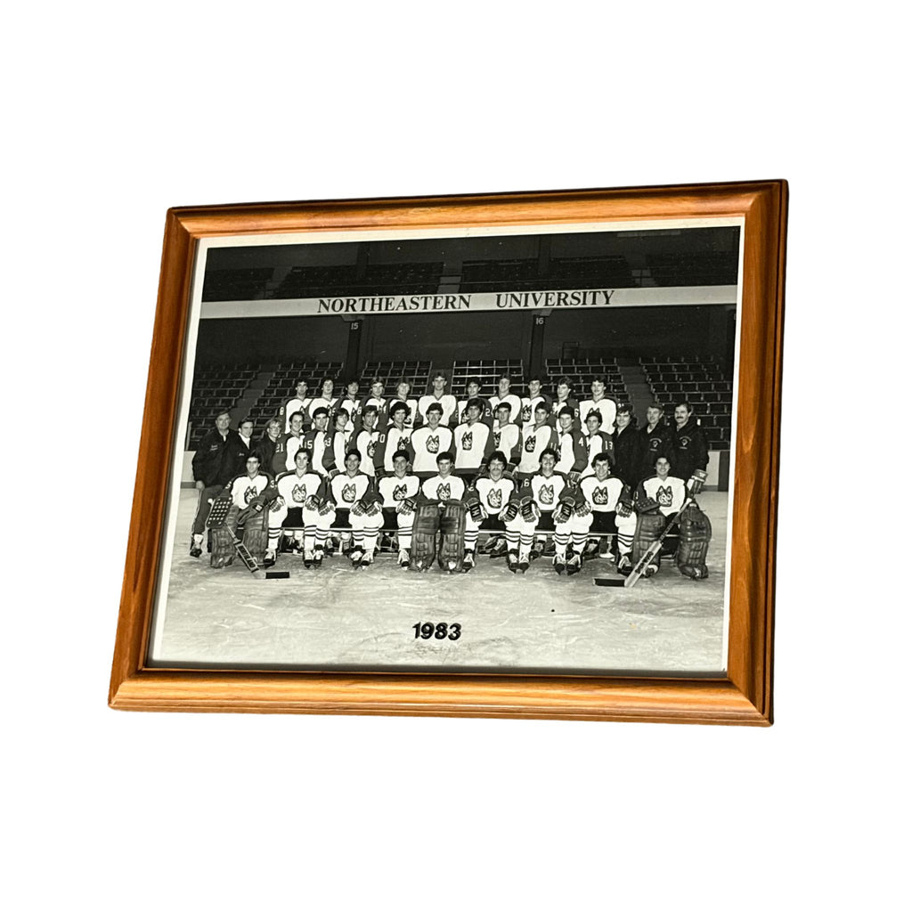 1983 Northeastern Team Hockey Framed Photograph