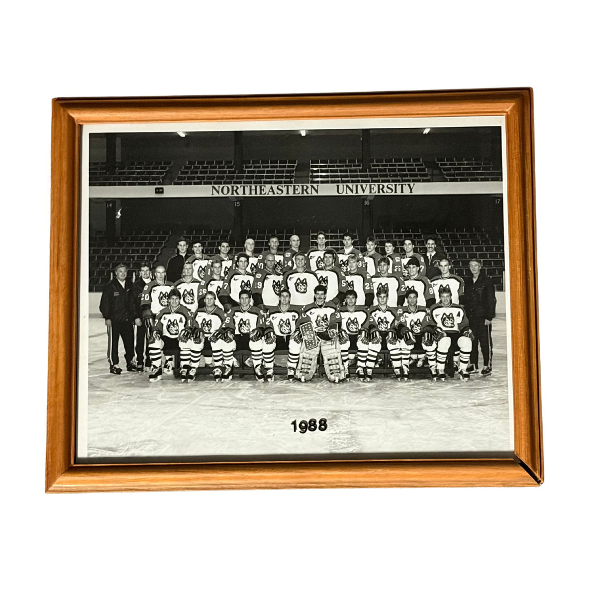 1988 Northeastern Team Hockey Framed Photograph