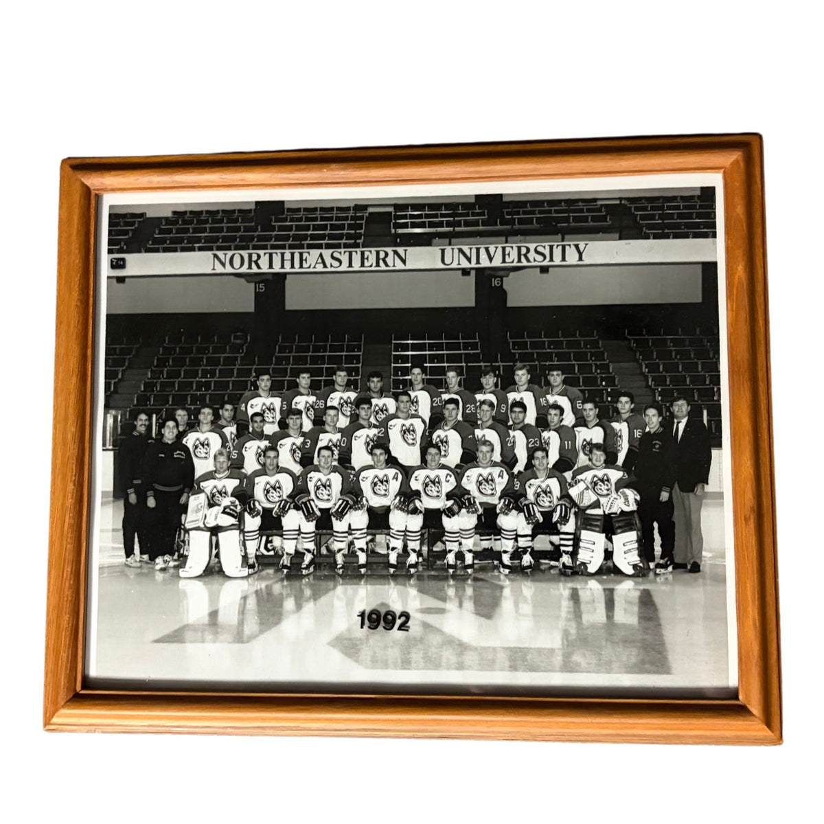 1992 Northeastern Team Hockey Framed Photograph