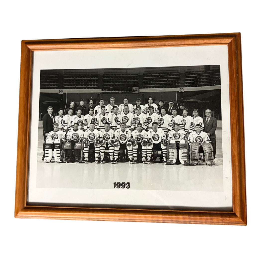 1993 Northeastern Team Hockey Framed Photograph