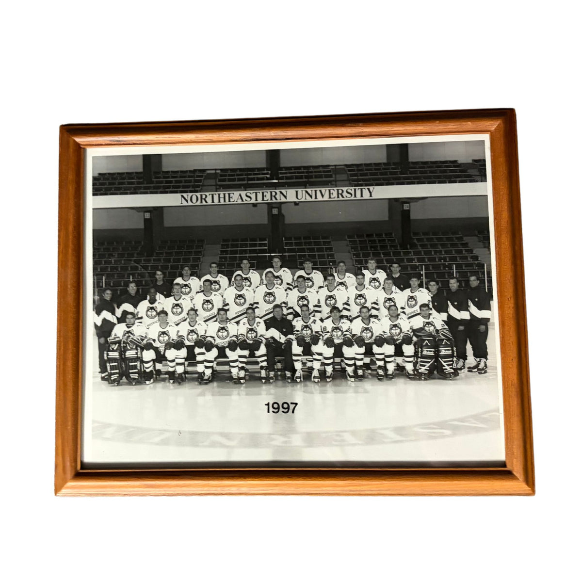 1997 Northeastern Team Hockey Framed Photograph