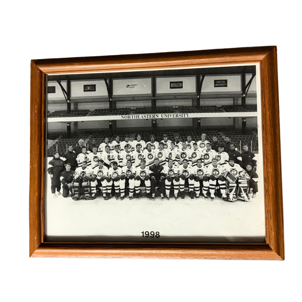 1998 Northeastern Team Hockey Framed Photograph