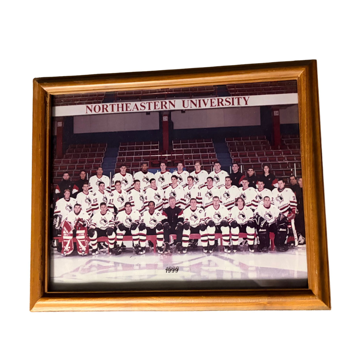 1999 Northeastern Team Hockey Framed Photograph