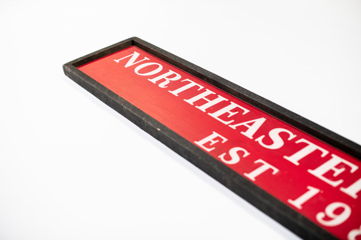 Northeastern Women’s Locker Room Sign