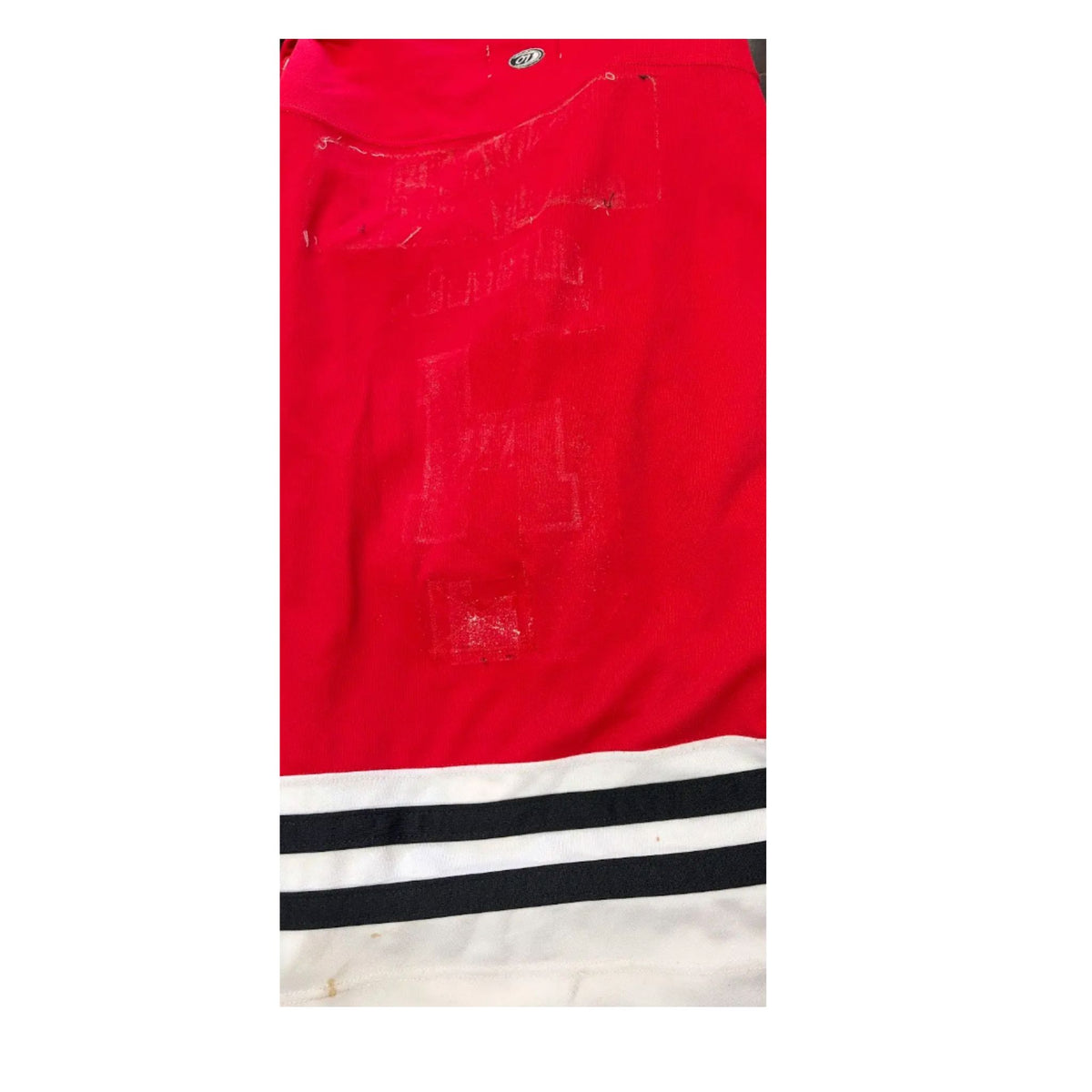 Northeastern Huskies Red Game-Issued Hockey Jersey