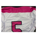 Northeastern White Breast Cancer Awareness Jersey – No. 5