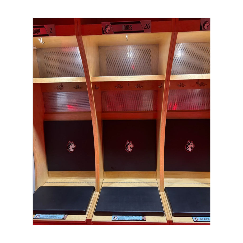 Northeastern Hockey Women Locker Cushions
