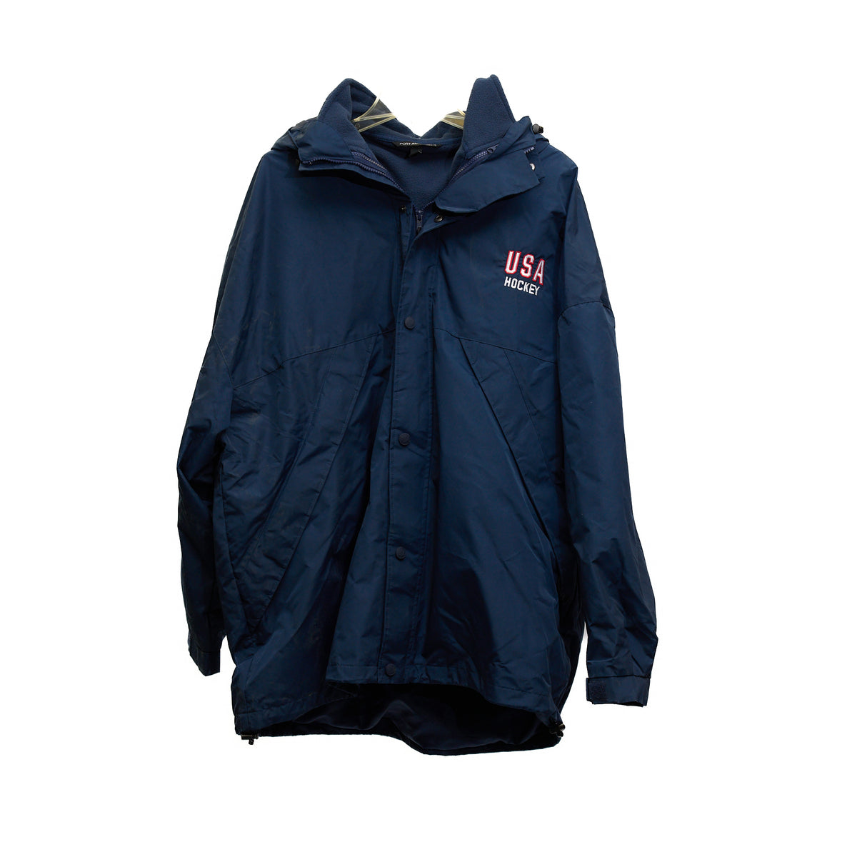 Northeastern USA Hockey Team-Issued Navy Jacket