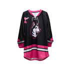 Northeastern Black Breast Cancer Awareness Jersey – No. 8