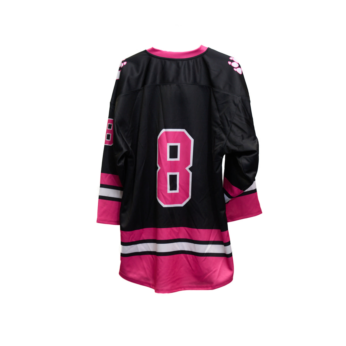 Northeastern Black Breast Cancer Awareness Jersey – No. 8