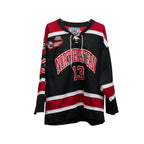 Northeastern Black Game-Issued Hockey Jersey – No. 13