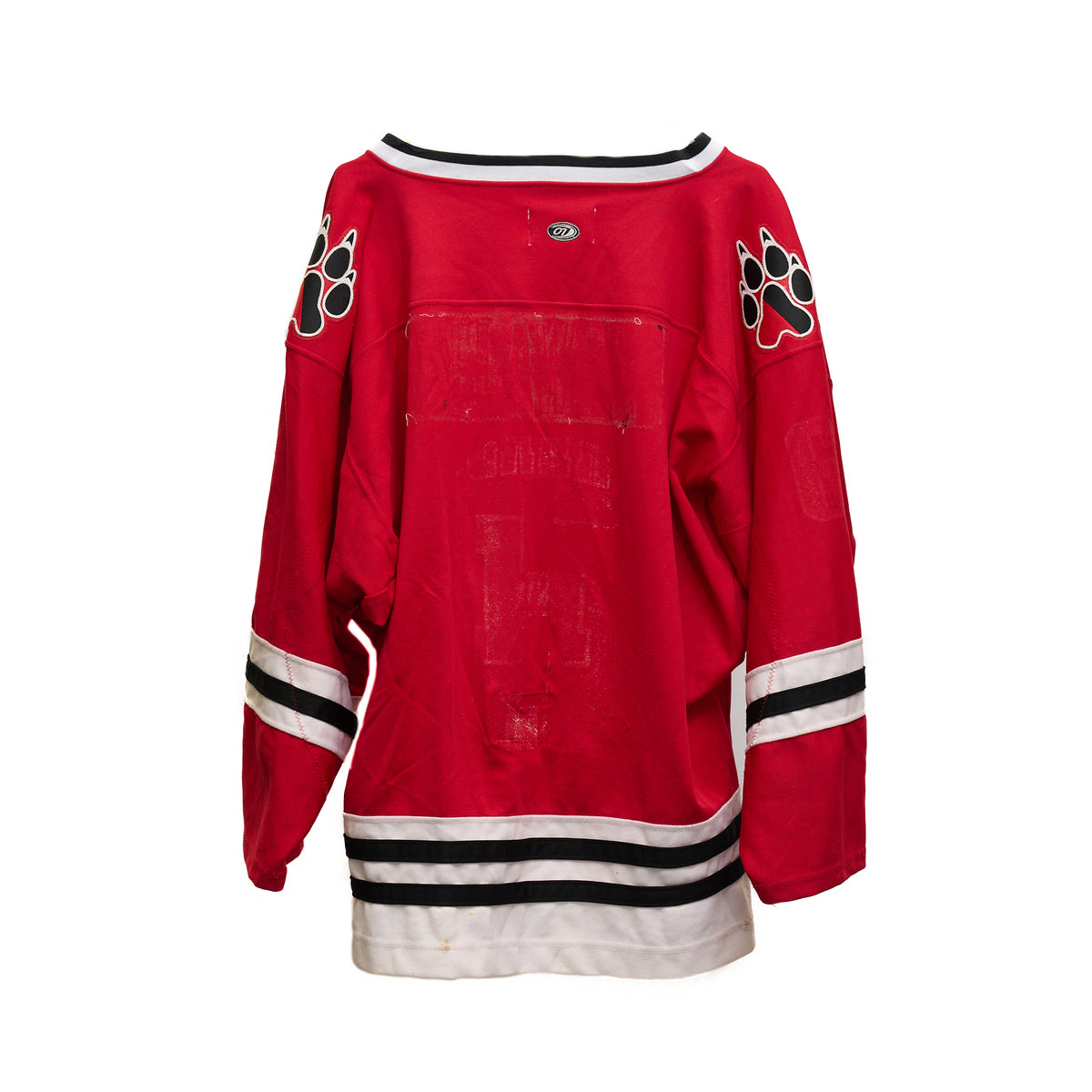 Northeastern Huskies Red Game-Issued Hockey Jersey