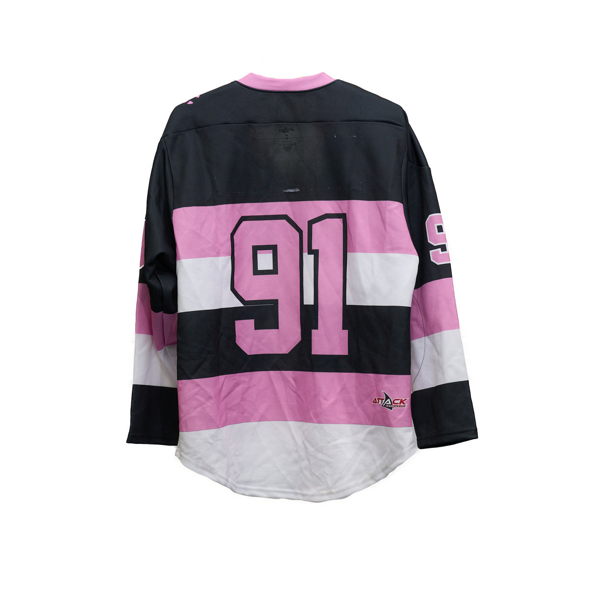 Northeastern Breast Cancer Awareness Game-Used Jersey – No. 91