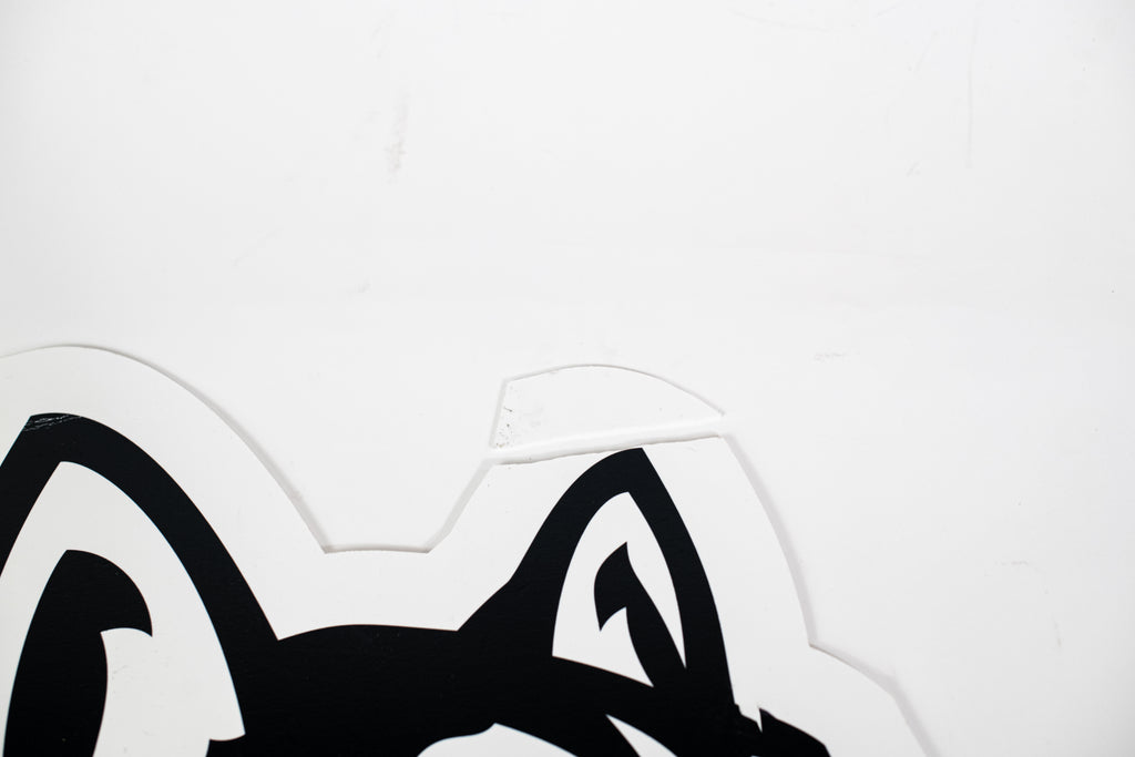 Auction Item: Women’s Husky Logo From Locker Room Door