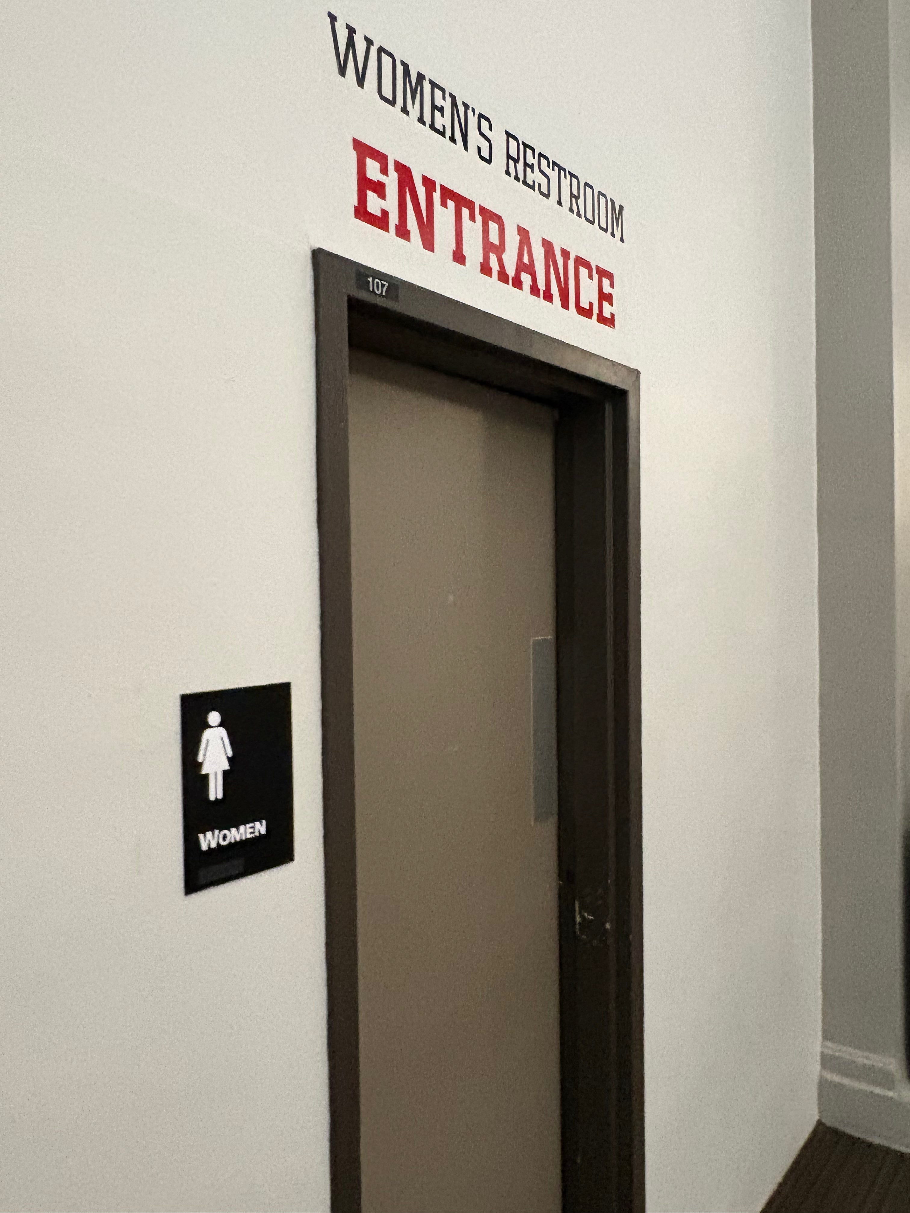 Women's Lobby Restroom Sign